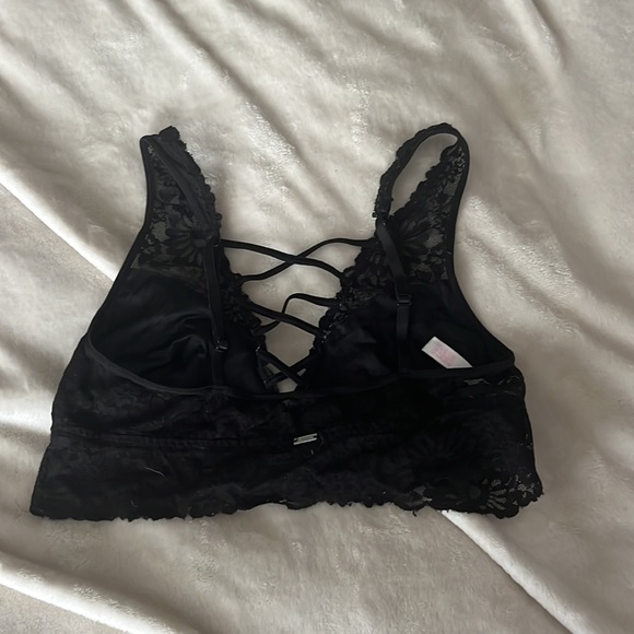 VS Pink Lace Bralette - Picture 2 of 4